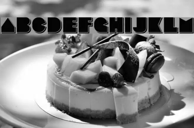 Basenglah-Shadow Font examples