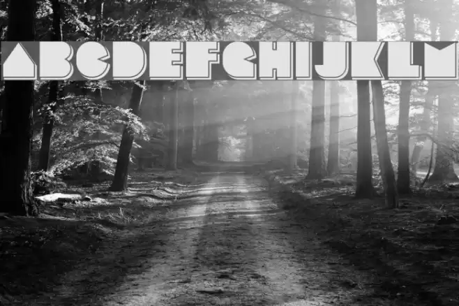 Basenglah-Shadow Font examples