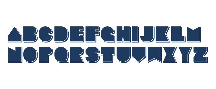 Basenglah-Shadow Lowercase