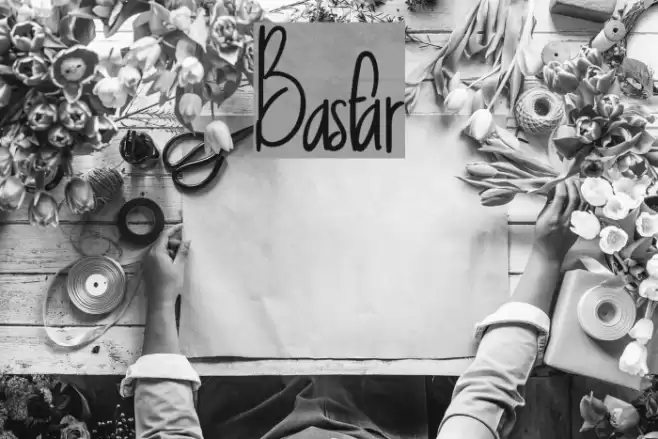 Basfar Font examples