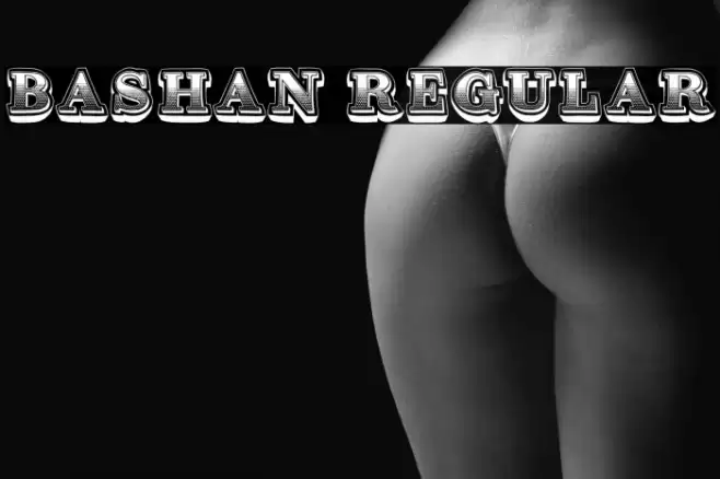 Bashan Regular Font examples