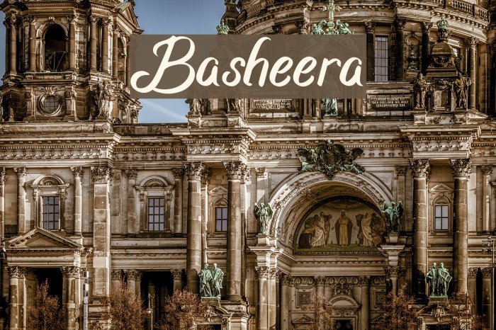 Basheera Font examples