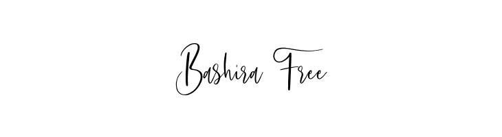 Bashira Free  font caratteri gratis