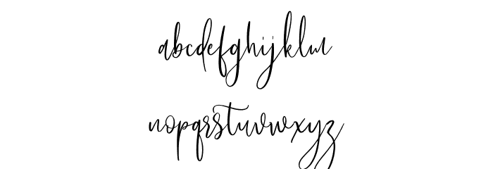 Bashira Free Font LOWERCASE