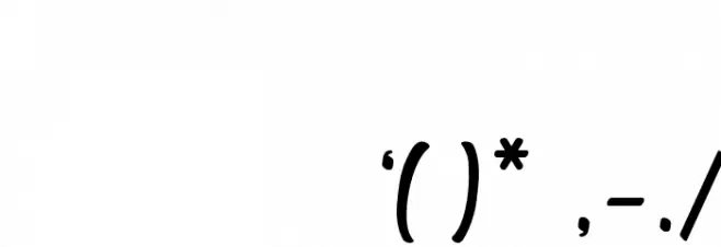 Bashira Font OTHER CHARS