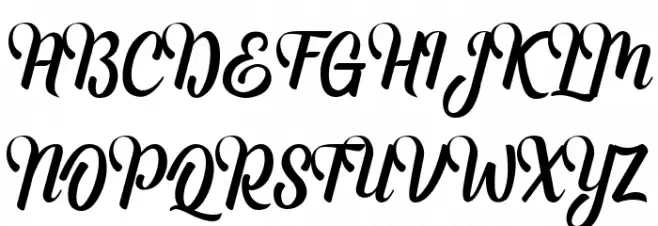 Bashira Шрифта ВЕРХНИЙ