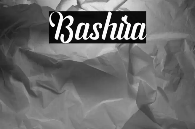 Bashira Font examples