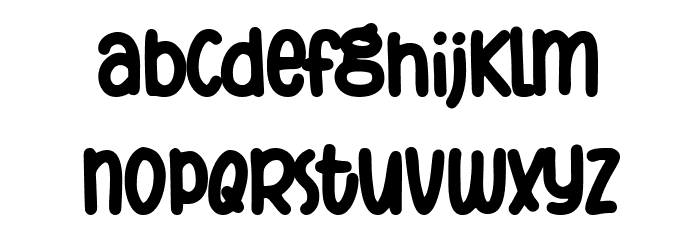 Bashirah Font LOWERCASE