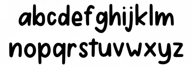 Basic Bitch _ Bold Regular Fonte MINÚSCULAS