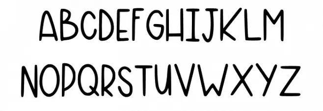 Basic Bitch _ Regular Regular Fonte MAIÚSCULAS