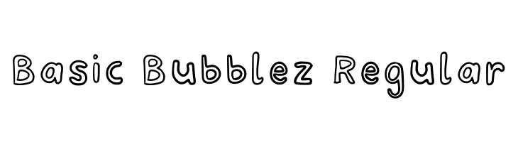 Basic Bubblez Regular  font caratteri gratis