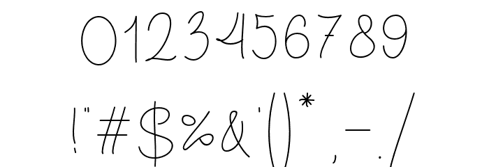 Basic Confident Demo Font OTHER CHARS
