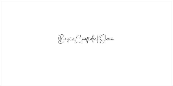 Basic Confident Demo Logo