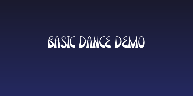 Basic Dance Demo Social Header
