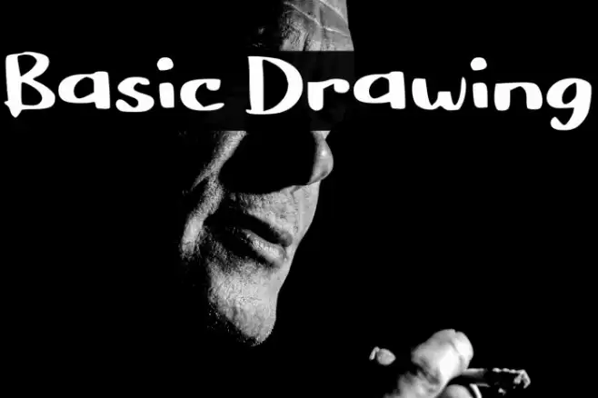 Basic Drawing Font examples