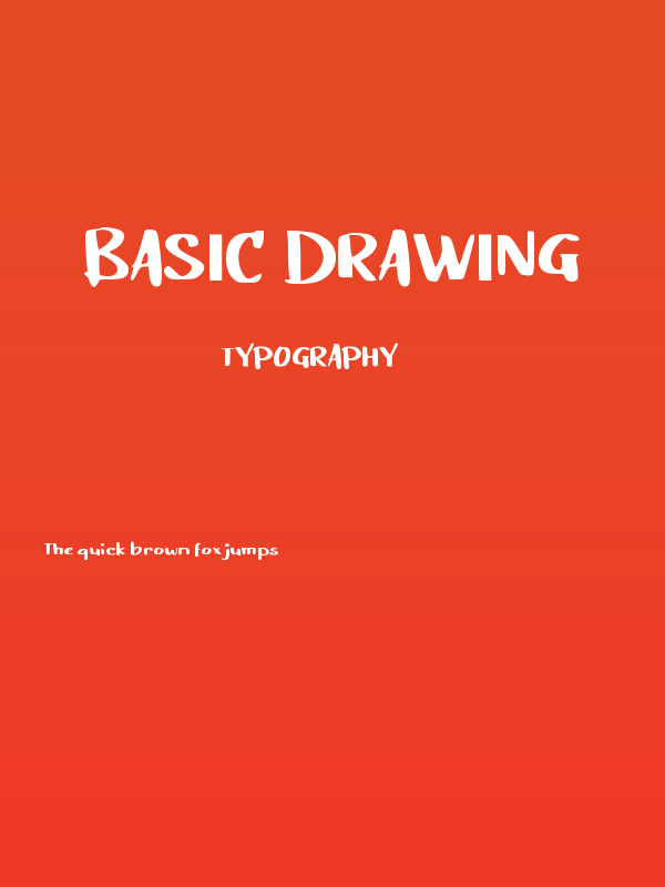 Basic Drawing Poster