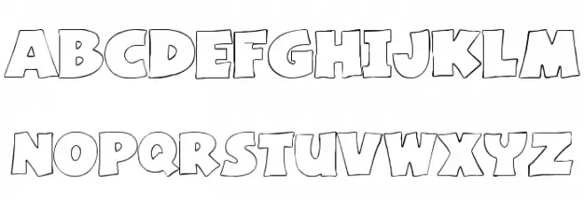 Basic Font 字体 大写