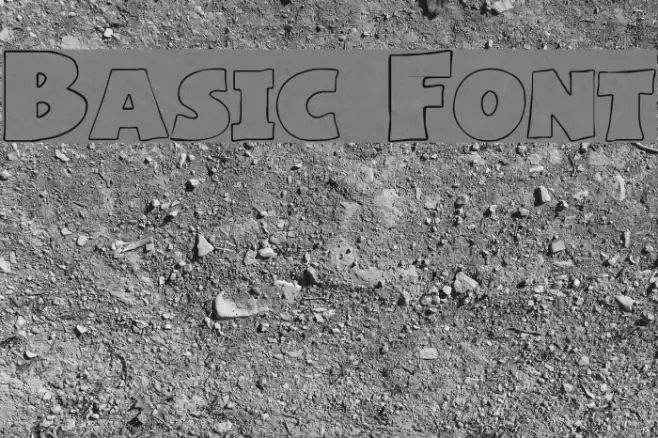 Basic Font फ़ॉन्ट examples