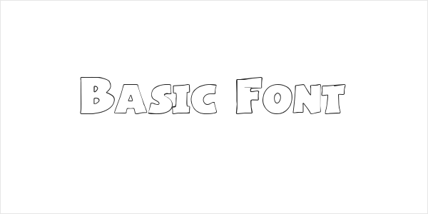 Basic Font Logo