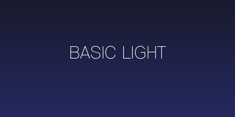 Basic Light Social Header