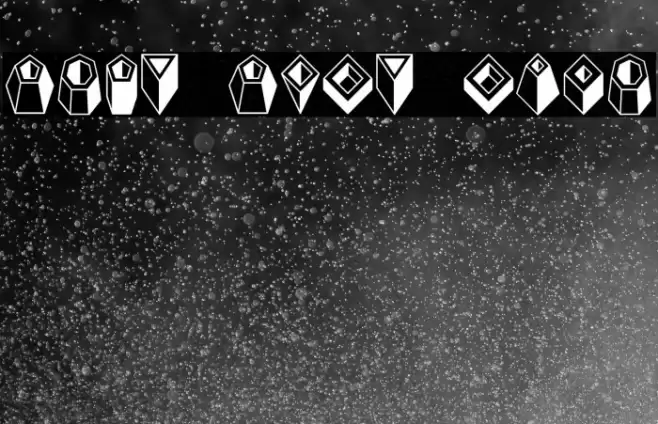 Basic Objects Regular Font examples