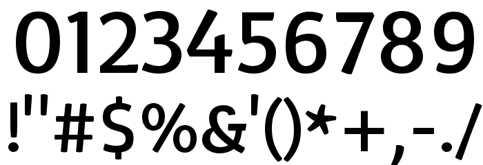 Basic Regular Font OTHER CHARS