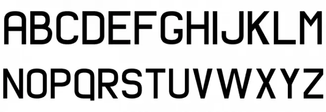 Basic Sans Serif 7 Шрифта ВЕРХНИЙ