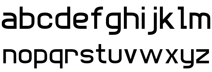Basic Sans Serif 7 Font LOWERCASE