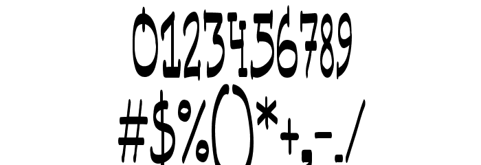 Basic Space Font OTHER CHARS