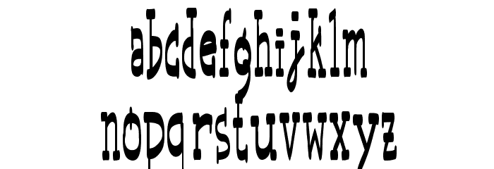 Basic Space Font LOWERCASE