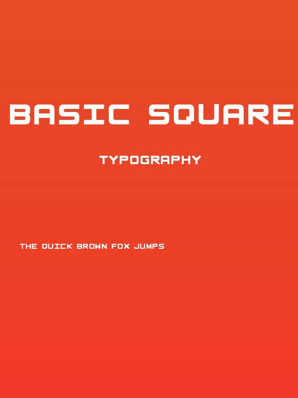 Basic Square 7 Solid Poster