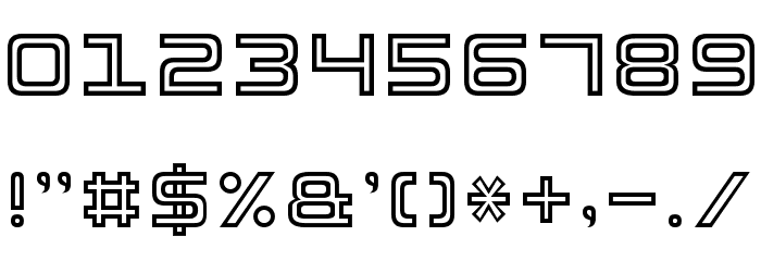Basic Square 7 Font OTHER CHARS