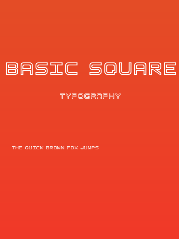 Basic Square 7 Poster