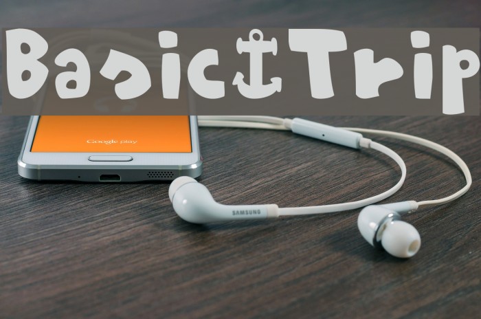 Basic-Trip Font examples