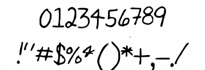 BasicBaby Font OTHER CHARS