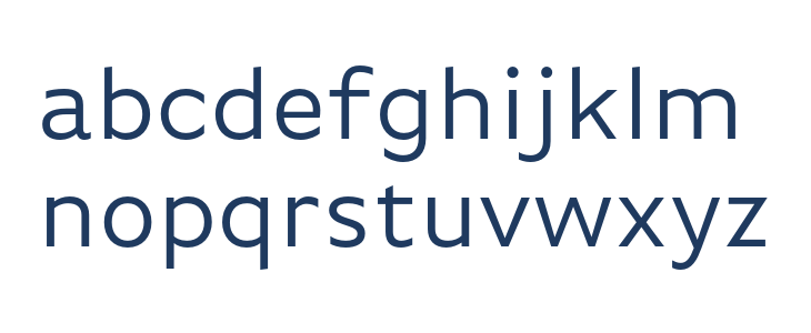 BasicGothicOT Lowercase