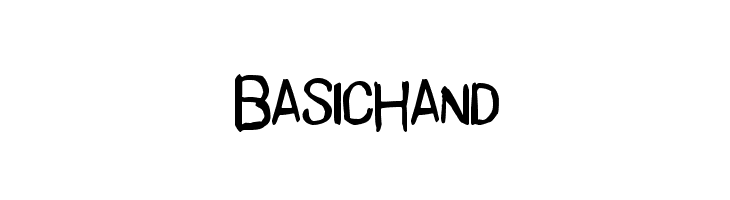 BasicHand  Frei Schriftart Herunterladen