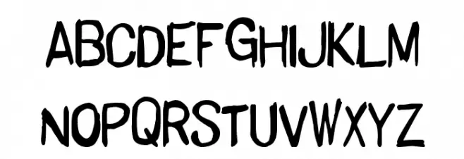 BasicHand Шрифта ВЕРХНИЙ