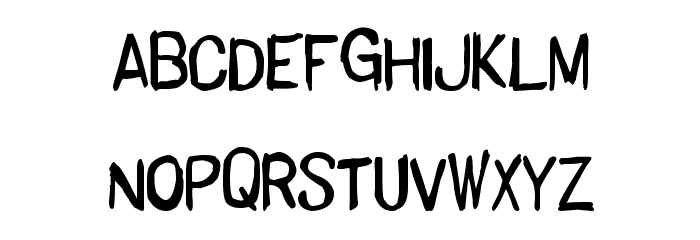 BasicHand Schriftart Kleinbuchstaben