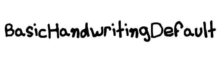 BasicHandwritingDefault Font