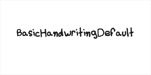 BasicHandwritingDefault Logo