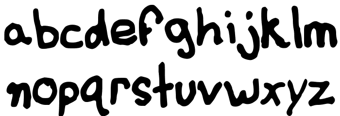 BasicHandwritingDefault Font LOWERCASE