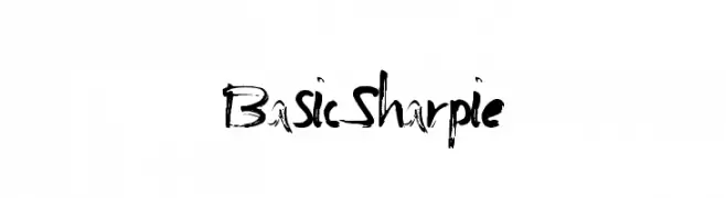BasicSharpie  Frei Schriftart Herunterladen