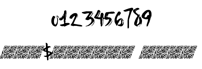 BasicSharpie Font OTHER CHARS