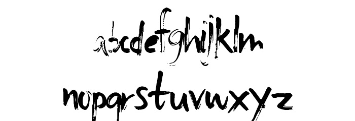 BasicSharpie Font LOWERCASE