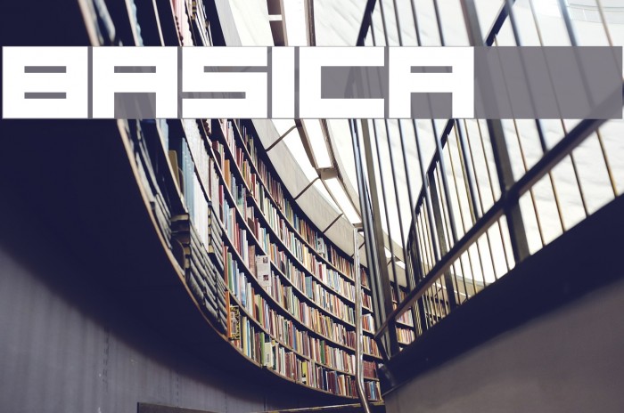 Basica 2.0 Font examples