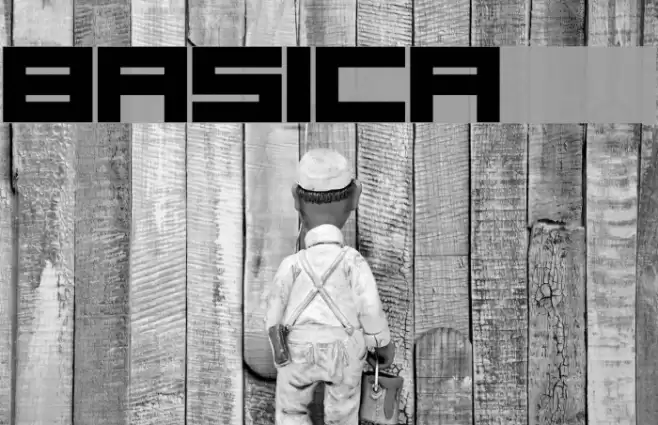 Basica 2.0 Font examples