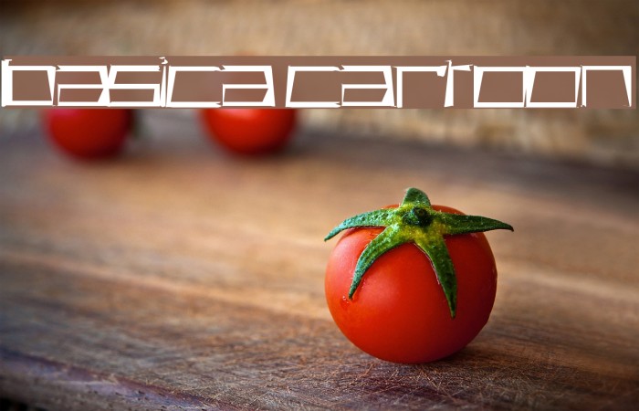Basica Cartoon Font examples