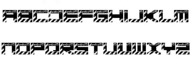 Basica industrial Font Litere mici