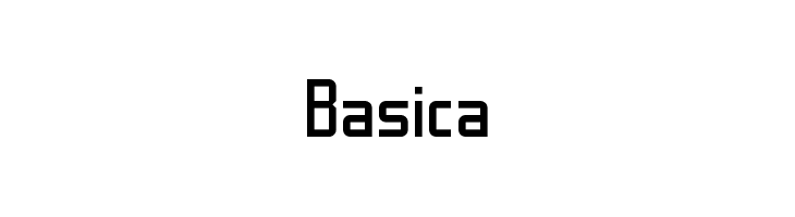 Basic Fonte MINÚSCULAS